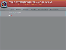 Tablet Screenshot of francoecoile.net